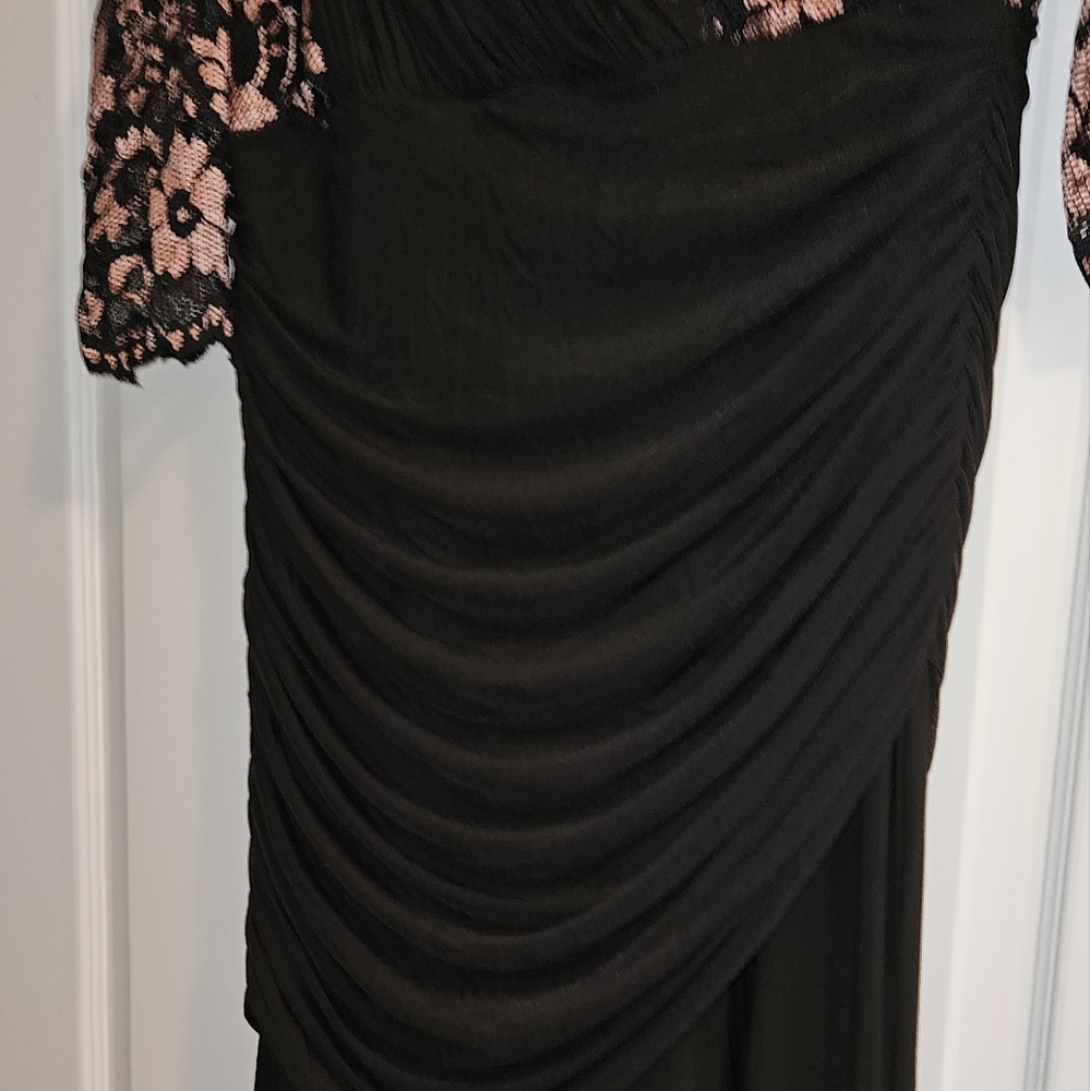 Kiyonna Black Lace Evening Gown - Picture 4 of 6